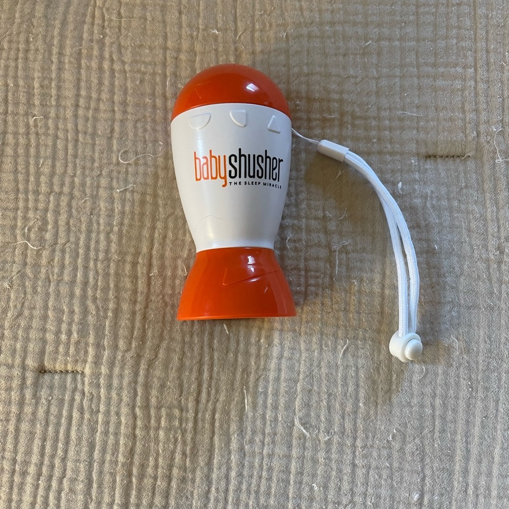 Baby Shusher Orange and White Sound Machine